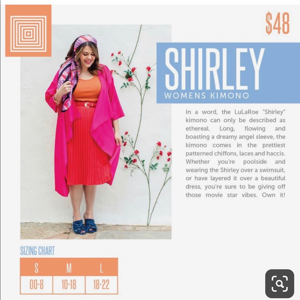 🔴 SOLD 🔴 Lularoe Shirley Floral Kimono - Picture 5 of 5